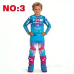 motocross child set Motorcycle jersey and pants kids clothing big boy girl Youth mx gear set Customized Number Name racing suit - Image 4