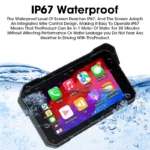 Jansite Motorcycle Display Screen Carplay Moto Navigation Portable Digital Dashboard Motobike Android Auto Waterproof BT Monitor - Image 4