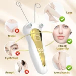 Mini Electric Hair Remover Body Hair Removal USB Cotton Thread Epilator Shaver Trimmer Devices for Women Neck Lip Chin Skin care - Image 4