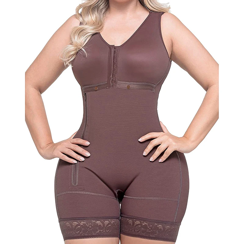 kf-S3bb8e3581dba4156bf07b9cd961cda71Y Body Shaper Faja Bodysuit Corset Top Bustier Original Colombian Girdles Modeling Postpartum Slimming Shapewear Women Underwear - Image 1