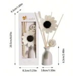 Flameless Home Fragrance Diffuser Set Long-Lasting Aromatherapy Essential Oil 30ml For Bedroom Office Air Freshener Decor Gifts - Image 6