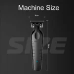 Kemei 2299 Hair Clipper Kemei Professional Electric Barber Hair Trimmer Rechargeable Cordless Trimmer Type-c Zero Gapped Cutting - Image 3