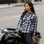 WOSAWE Men Motorcycle Jacket New Upgraded Winter Warm Checkered Shirt CE Protective Retro Motorbike Motorcyclist Clothing - Image 5