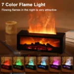 Fireplace Humidifier Flame Aroma Humidifier for Home Aromatherapy Fragrance Diffuser Essential Oil Diffuser with Remote Control - Image 3