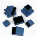 1PCS Royal Blue Square Jewelry Display Gifts Box Organizer Engagement for Ring Earring Brooch Necklace Bracelet Packaging Boxes - Image 3