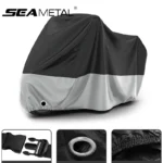 SEAMETAL Universal XL Motorcycle Cover Waterproof 210D Oxford Cloth Outdoor Indoor Scooter Covers for All Season UV Protection