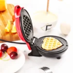 Electric Waffle Machine Portable Home Breakfast Machine Waffle Maker Breakfast Love Heart Shaped Waffle Maker Cooking Appliance - Image 2