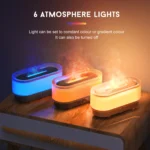 SEJOY Air Humidifier With LED Light Essential Oils Humidifiers Home Aroma Humidifier Flame Automatic Fragrance Diffuser - Image 3