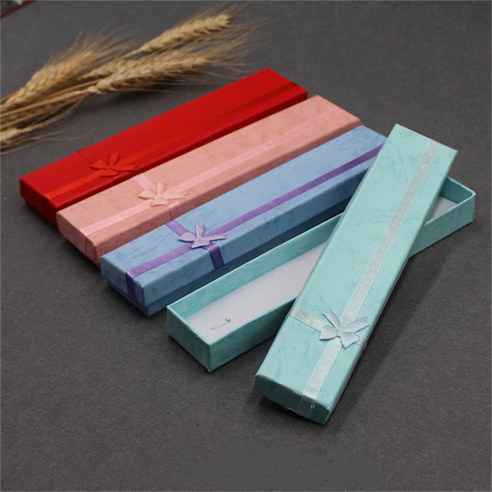 kf-S57eef8e047a54ee0bb764995c7fa1e25a Paper Necklace Jewelry Box High-grade Gift Packaging Box Long Chain Bracelet Storage Box Jewelry Organizer Case Wholesale Joyero - Image 1