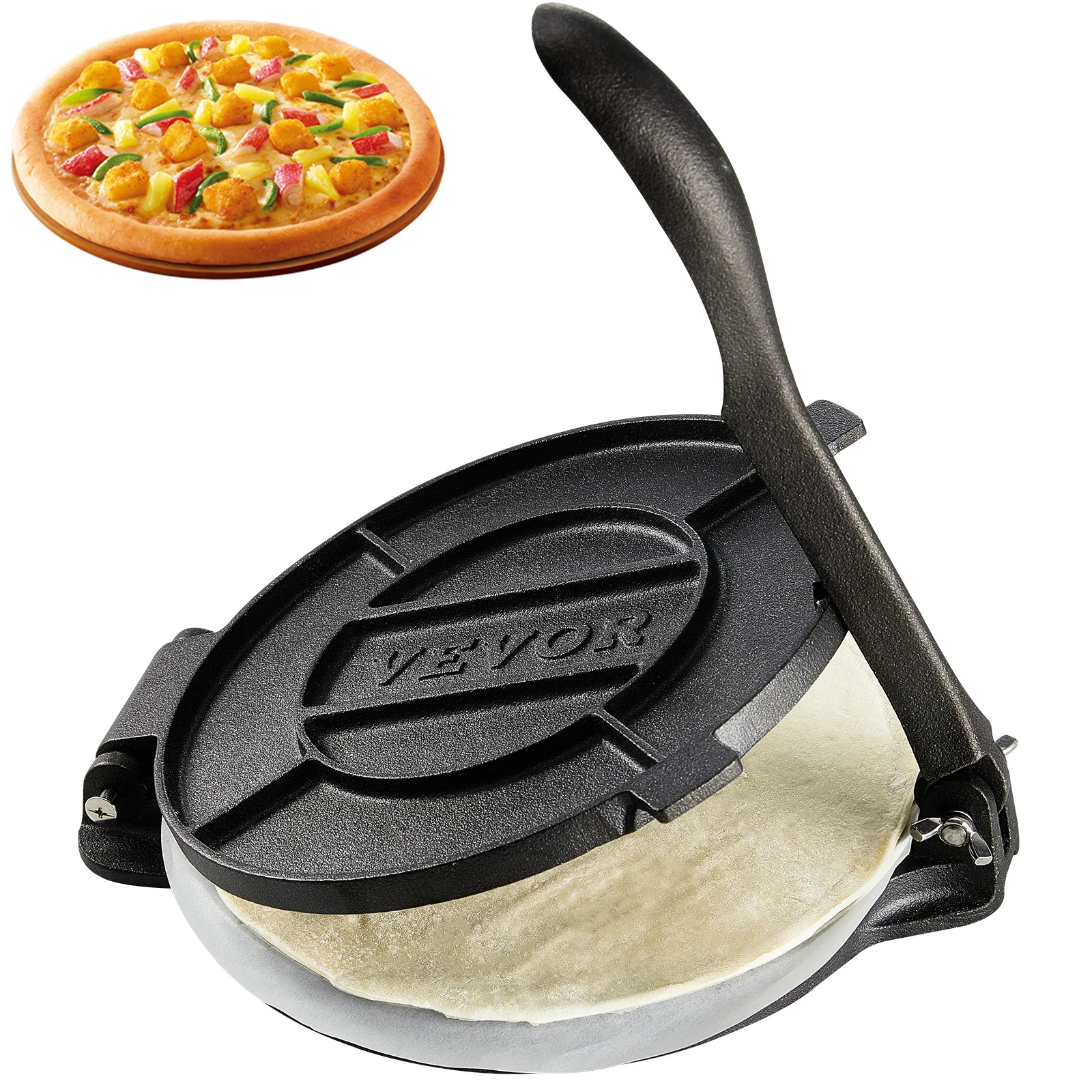 kf-S58c39ee929684bea87fa426b44d81ea6K SucceBuy Tortilla PressCast Iron Heavy Duty Tortilladora Press Dough Maker for Flour Tortilla - Image 1