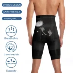 Men Tummy Control Shorts High Waist Slimming Shapewear Abdomen Belly Flat Body Shaper Leg Underwear Compression Briefs Boxer 3XL - Image 4