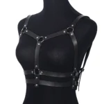 Goth Harness Pu Leather Studded for Women Decor Harness Adjustable Harness Belt Gothic Harness Lingerie Bondage Belt - Image 2