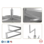 Pancake oven rotating shaft Commercial pancake former Shandong pancake batter scraper Keri pancake rotary forming scraper - Image 4