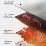 SEAMETAL Universal XL Motorcycle Cover Waterproof 210D Oxford Cloth Outdoor Indoor Scooter Covers for All Season UV Protection - Image 4