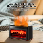 Mini Fireplace Aroma Diffuser Create A Festive Atmosphere 7 Color Flame Lighting Effects Perfect For New Year Gifts Home Decor - Image 4