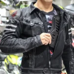 Jacket Spring Breathable Denim Mesh Racing Ride High-performance Drop Resistance Clothing Motorcycle Jacket - Image 2