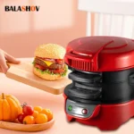 220V Household Breakfast Machine Portable Mini Multifunctional Burger Maker Sandwich Muffin Bread With Non Stick Egg Cooker