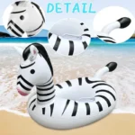 Zebra Inflatable Pool Toys Summer Swimming Ring for Baby Inflatable Floating Seat Family Party Water Toys Equipment Float Chair - Image 5