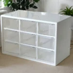 Storage Box, Transparent Drawer for Small Parts, Jewelry, Beads, Tools, Makeup Organizer for Dressing Table and Office