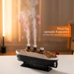 Retro Ship Air Humidifier Ultrasonic Aromatherapy Diffusers Mist Maker Fragrance Essential Oil Aroma Difusor Remote control - Image 5