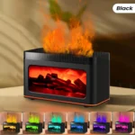 Mini Fireplace Aroma Diffuser Create A Festive Atmosphere 7 Color Flame Lighting Effects Perfect For New Year Gifts Home Decor - Image 2