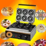 Commercial 6 holes Donut Maker Electric Cake Making Machine Round Cake Maker Non-stick Donut Machine - Image 3