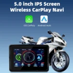 EKIY 5 inch Motorcycle GPS Navigation Display Screen Portable Digital Motorcycle Dashboard Wireless CarPlay Moto Android Auto - Image 2