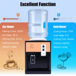 Water-Dispenser Hot Cold Dispenser Drain Water Dispenser Dispenser Desktop Water Dispenser Ice And Warm Version 220V - Image 3