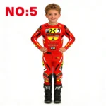 motocross child set Motorcycle jersey and pants kids clothing big boy girl Youth mx gear set Customized Number Name racing suit - Image 6