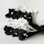 5 Pairs Cotton Short Socks For Women Spring and Autumn Fashion Pearl Breathable Casual Princess Dress Preppy Style Mid-tube Sock - Image 4