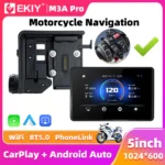 EKIY 5.0" For BMW R1200GS R1250GS F800 F900 S1000XR GPS Motorcycle Navigation Wireless CarPlay Moto Android Auto For WonderWheel