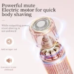 Women's Portable Electric Shaver Body Hair Trimmer Painless Epilator for Whole Body Flawless Shaving Skin Care Device - Image 4