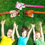 Inflatable Stick Horse Pony Head Toy for Kids Cowboy Party Favors Birthday Gift Outdoor Play Toys - Image 2