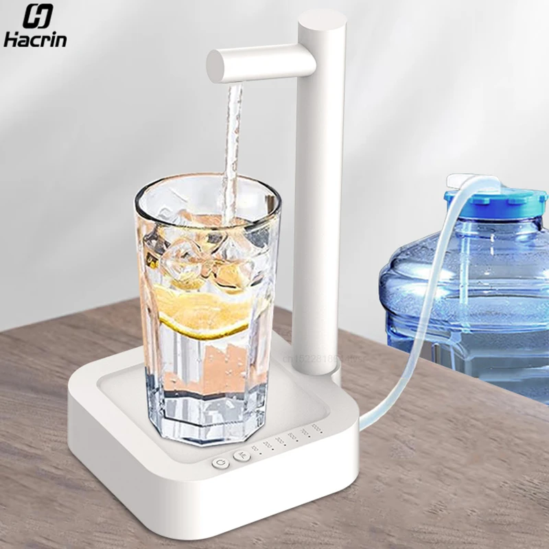 kf-S7ef4f3201e41410096c8c7e1f16ab538W Electric Water Gallon Pump Automatic Water Dispenser Pump 19 Liters Desktop Portable Water Pump Bottle Barrel T30 Rechargeable - Image 1