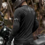 SFK Men's Motocross Armor Clothing Black Motorcycle Riding Jacket Summer Breathable With CE Body Protective Gears Accessoires - Image 2