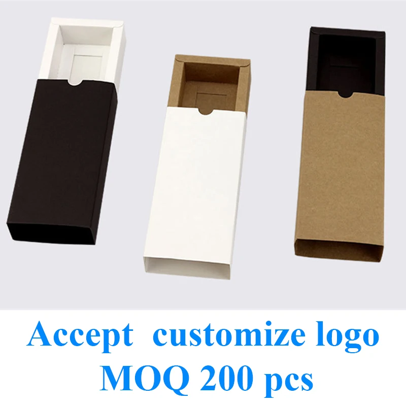 kf-S82ab96c960bf42ddbe67c89b85ccfe36T 20 pcs Large Gift Box With Lid Paper Boxes For Packaging Small Carton box Kraft Box Soap Packing Black White gift box packaging - Image 1