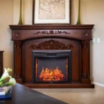 Electric Fireplace 220V 1800W Core Fake Decorative Fireplace Simulation Flame Electric Fireplaces with 3d Fire Fake Fireplace - Image 5