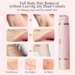 Women's Portable Electric Shaver Body Hair Trimmer Painless Epilator for Whole Body Flawless Shaving Skin Care Device - Image 6