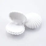 1 Piece Lovely Shell Shape Velvet Jewelry Box Wedding Engagement Ring Box for Earrings Necklace Bracelet Display Gift Box Holder - Image 6