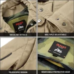 Retro Motorcycle Jackets Anti Drop Wear-resisting Motocross Jacket Waterproof Moto Cycling Protective Clothing Men - Image 6