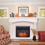 Electric Fireplace 220V 1800W Core Fake Decorative Fireplace Simulation Flame Electric Fireplaces with 3d Fire Fake Fireplace - Image 4