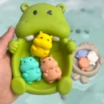 Baby Bath Toys Cute Floating Animal Otter Kids Bathroom Shower Bathtub Toys Soft Silicone Children Swimming Pool Water Play Toys - Image 3
