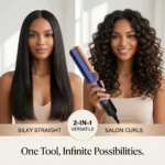 One Step 2-in-1 Hair Dryer Straightener Negative Ion Styler Brush Professional Fast Heating Hair Styling Tool Home