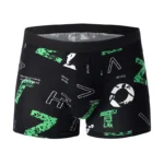 4/5/6/10 Piece Pack Men's Fashion Printed Pants with Various Combinations Plus Size Sports Comfortable Adolescent Boxer Pants - Image 5