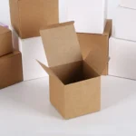 20/50pcs Multi Size Square Kraft Gift Box Black White Brown Fold Packaging Gift Box Proposal Box For Bridal Birthday Party - Image 5