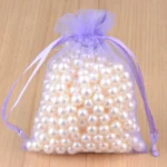 100pcs/lot 24 Colors Organza Jewelry Bags 7x9 9x12 10x15 13x18CM Drawstring Pouches For Wedding Candy Gift Bags Jewelry Packing - Image 3