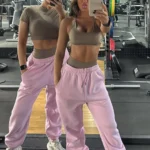 Women's Casual Sport Pants, Pure Color Drawstring Waist, Fall Winter Leisure, Halloween Christmas New Year