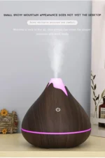350ML Aromatherapy Essential Oil Diffuser Wood Grain Remote Control Ultrasonic Air Humidifier Cool with 7 Color LED Light - Image 6