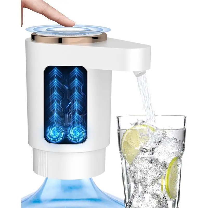 kf-S98cccff3118f45799c7be175ffbc8a99y CKRE-Water Bottle Pump,Portable Electric Water Dispenser For 5-Gallon Bottles-USB Charging, For Home Kitchen Room Camping - Image 1