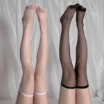 Women Sexy Fishnet Stockings Summer Ultra Thin Body Stockings Thigh High Over Knee Nylon Long Socks Hosiery Lolita Stockings - Image 2